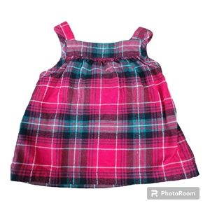 Infant girls Tartan jumper 0-3 months NWOT